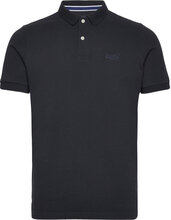 Classic Pique Polo Tops Polos Short-sleeved Navy Superdry