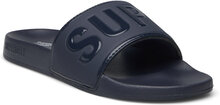 Code Core Vegan Pool Slide Shoes Summer Shoes Sandals Pool Sliders Navy Superdry