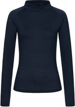 W Base Turtle Neck 175 Base Layer Tops Marineblå Super.natural*Betinget Tilbud