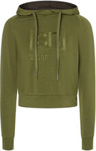 W Liquid Flow Logo Hoodie Hettegenser Genser Grønn Super.natural*Betinget Tilbud