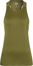 W Grava Tank Sport T-shirts & Tops Sleeveless Khaki Green Super.natural