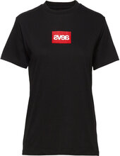 Everyday Square Logo Tee Tops T-shirts & Tops Short-sleeved Black Svea