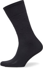 Doris Dots Knee-Highs Lingerie Socks Regular Socks Svart Swedish Stockings*Betinget Tilbud