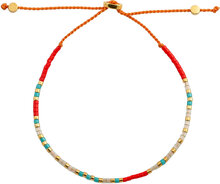 Code Bracelet Gold, I Love You Accessories Jewellery Bracelets Pearl Bracelets Multi/patterned Syster P