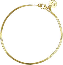 Herringb Bracelet Gold Accessories Jewellery Bracelets Chain Bracelets Gold Syster P