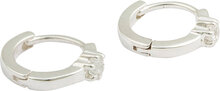 Mini Princess Hoop Earrings Silver Accessories Jewellery Earrings Hoops Sølv Syster P*Betinget Tilbud