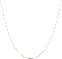 Beloved Short Box Chain Silver Accessories Jewellery Necklaces Chain Necklaces Silver Syster P