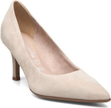 Women Court Sho Shoes Heels Pumps Classic Beige Tamaris