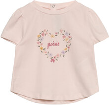 Teeshirt11 Tops T-Kortærmet Skjorte Pink Tartine Et Chocolat