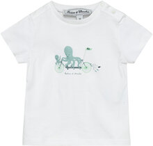 Teeshirt14 Tops T-shirts Short-sleeved White Tartine Et Chocolat