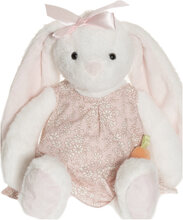 Nova, Light Pink Dress Toys Soft Toys Stuffed Animals White Teddykompaniet