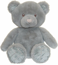 Milton, Grå, Stor Toys Soft Toys Teddy Bears Grå Teddykompaniet*Betinget Tilbud