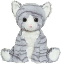 Cat Friends, Grey Striped Toys Soft Toys Stuffed Animals Grey Teddykompaniet