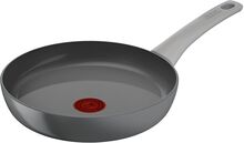 Renew On Frypan 20 Cm Grey Home Kitchen Pots & Pans Frying Pans Black Tefal