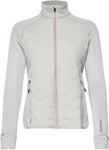 Txlite Hybrid Midlayer Zip Woman Sport Sweatshirts & Hoodies Fleeces & Midlayers Grey Tenson
