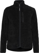 Thermal Pile Zip Jacket Women Tops Sweatshirts & Hoodies Fleeces & Midlayers Black Tenson