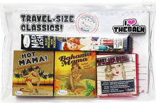 Travel Set With Cosmetics Bag 4Pc Kit Makeupset Smink Nude The Balm