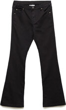 The New Flared Jeans, Black Noos Bottoms Jeans Bootcut Jeans Black The New