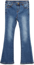 The New Flared Jeans, Blue Denim Noos Bottoms Jeans Bootcut Jeans Blue The New