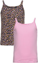 The New Strap Top 2-Pack Tops T-shirts Sleeveless Multi/patterned The New