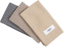 Kitchen Cloths 3 Pack Home Kitchen Wash & Clean Dishes Cloths & Dishbrush Multi/patterned The Organic Company