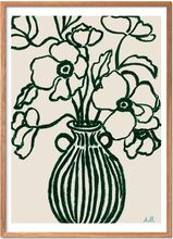 Tpc X Anine Cecilie Iversen - Poppy Studies Lll Home Decoration Posters & Frames Posters Botanical Multi/patterned The Poster Club