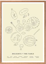Tpc X Isabelle Vandeplassche - Delights At The Table Home Decoration Posters & Frames Posters Food Multi/patterned The Poster Club
