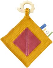 Natural Rubber Hedgehog Comforter/Teether Toys Baby Toys Teething Toys Yellow Tikiri