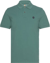 Millers River Pique Short Sleeve Polo Sea Pine Designers Polos Short-sleeved Green Timberland