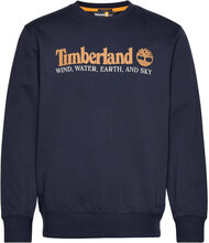 Wwes Crew Neck Bb Designers Sweat-shirts & Hoodies Sweat-shirts Navy Timberland