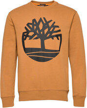 Kennebec River Tree Logo Crew Neck Sweatshirt Wheat Boot/Black Designers Sweat-shirts & Hoodies Sweat-shirts Orange Timberland