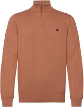 Williams River 1/2 Zip Designers Knitwear Half Zip Jumpers Brown Timberland