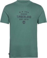 Refibra Front Graphic Short Sleeve Tee Sea Pine Designers T-Kortærmet Skjorte Green Timberland