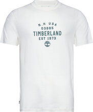 Refibra Front Graphic Short Sleeve Tee Vintage White Designers T-Kortærmet Skjorte White Timberland