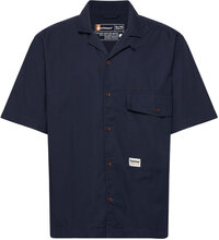 Wf Roc Shop Shirt Kortermet Skjorte Marineblå Timberland*Betinget Tilbud