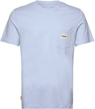 Wf Roc Pocket Tee T-shirts Short-sleeved Blå Timberland*Betinget Tilbud