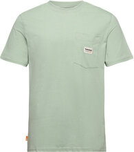 Wf Roc Pocket Tee T-shirts Short-sleeved Grønn Timberland*Betinget Tilbud