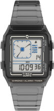 Q Timex Lca 35Mm Resin Strap Watch Accessories Watches Digital Watches Grey Timex