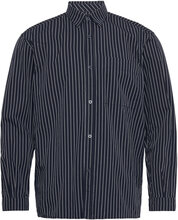 Relaxed Stripe Shirt Tops Shirts Casual Navy Tom Tailor