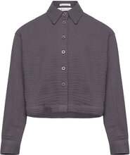 Muslin Blouse Tops Blouses & Tunics Grey Tom Tailor