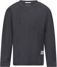 Over Striped Longsleeve Tops T-shirts Long-sleeved T-shirts Grey Tom Tailor