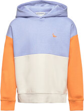 Colorblock Over D Hoody Tops Sweatshirts & Hoodies Hoodies Multi/patterned Tom Tailor