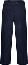 Tom Tailor Lea Straight Bottoms Trousers Wide Leg Navy Tom Tailor