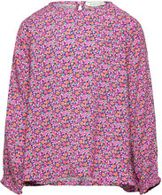 All Over Printed Flower Blouse Tops Blouses & Tunics Multi/patterned Tom Tailor
