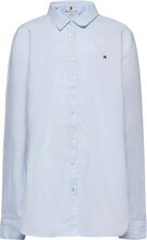 Heritage Regular Fit Shirt Tops Shirts Long-sleeved Blue Tommy Hilfiger