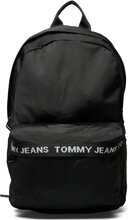 Tjm Essential Dome Backpack Ryggsekk Veske Svart Tommy Hilfiger*Betinget Tilbud