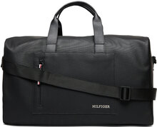 Th Pique Duffle Bags Weekend & Gym Bags Black Tommy Hilfiger