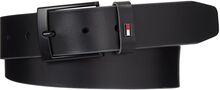 Adan Leather 3.5 Accessories Belts Classic Belts Svart Tommy Hilfiger*Betinget Tilbud