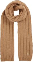 Th Timeless Scarf Accessories Scarves Winter Scarves Brown Tommy Hilfiger