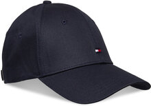 Essential Flag Cap Accessories Headwear Caps Blå Tommy Hilfiger*Betinget Tilbud